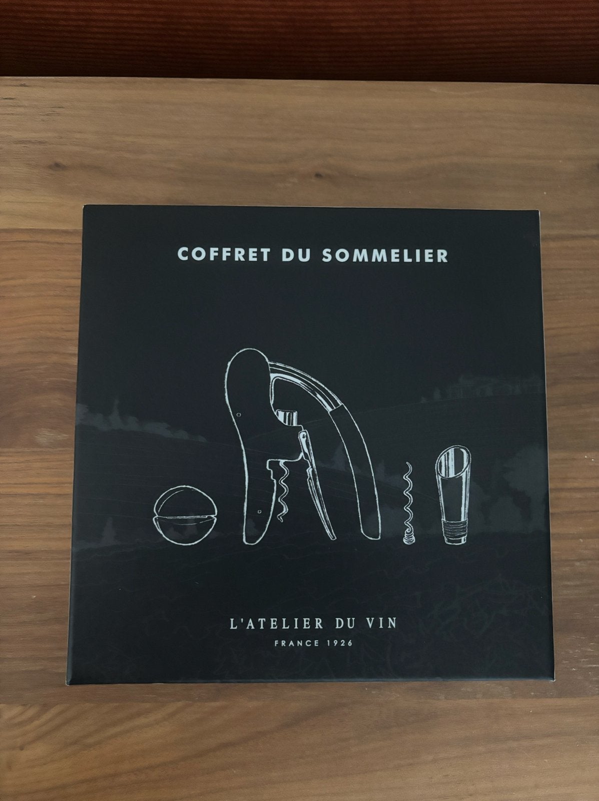 L'Atelier du Vin Sommelier Set, Ophalen of Verzenden, Zo goed als nieuw, Minder dan 5 flessen, Metaal