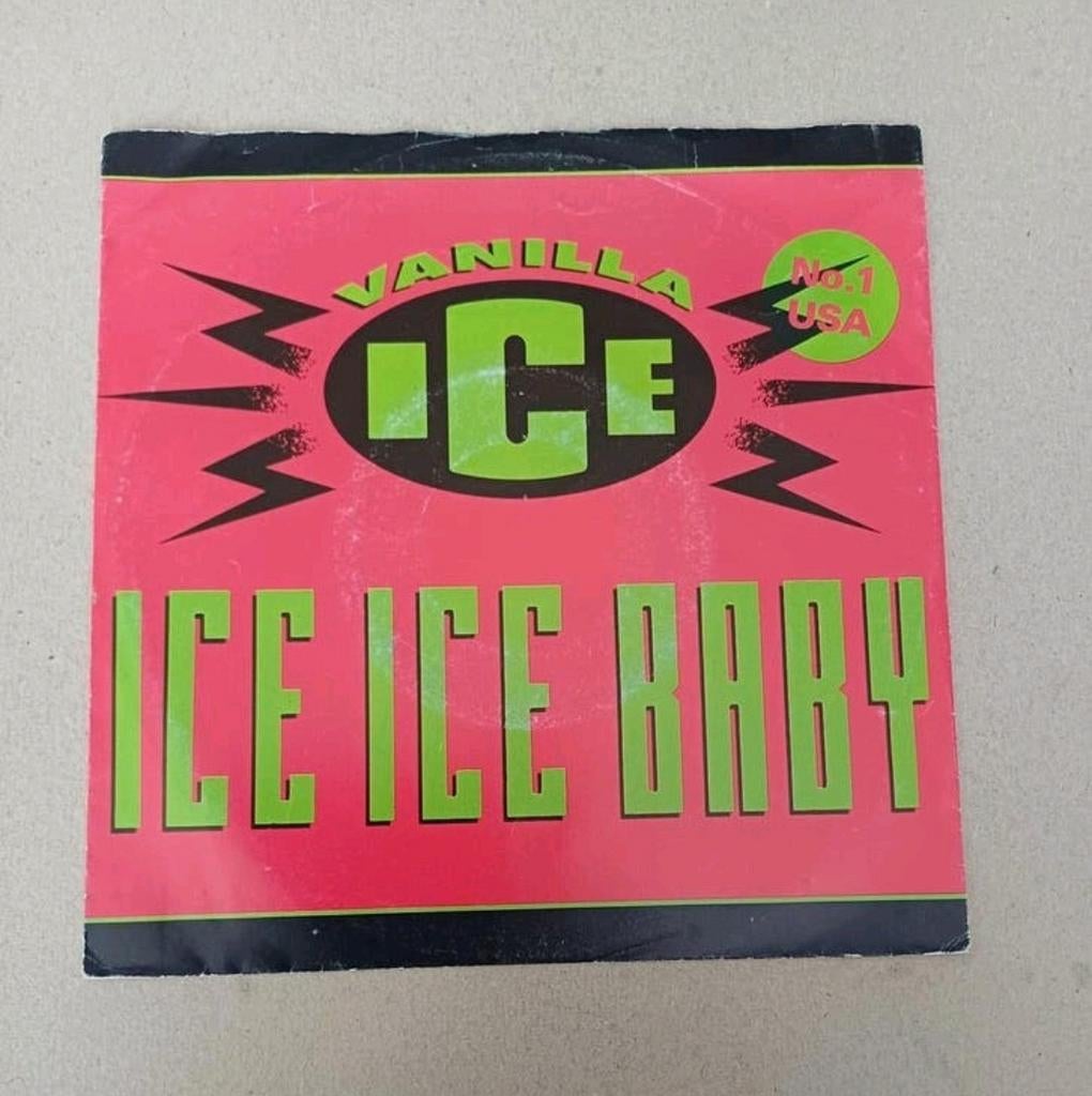 Vanilla Ice - Ice Ice Baby, Beschermende buitenhoes, Ophalen of Verzenden, Gebruikt, Pop