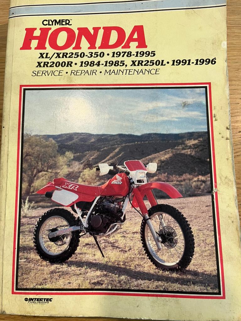 Clymer Honda XL/XR250-350 Service, Repair, Maintenance, Ophalen of Verzenden, Honda