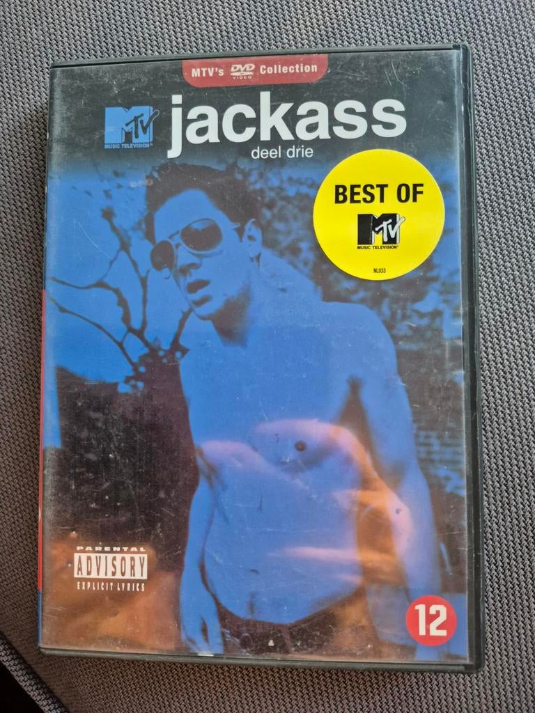 Jackass Deel Drie DVD - MTV's DVD Collection, Cd's en Dvd's, Dvd's | Thrillers en Misdaad, Ophalen of Verzenden