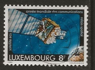 Luxemburg 81, satelliet, Verzenden, Luxemburg, Gestempeld