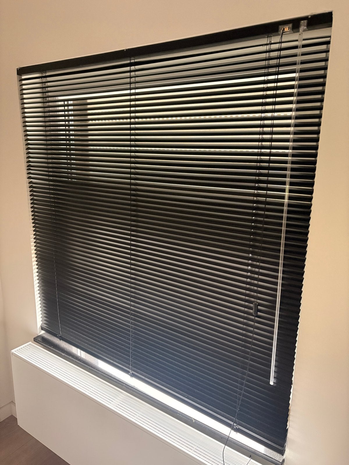 2 zwarte aluminium jaloezieën - 120x170 cm - Hornbach, Huis en Inrichting, Stoffering | Gordijnen en Lamellen, Ophalen, Jaloezie