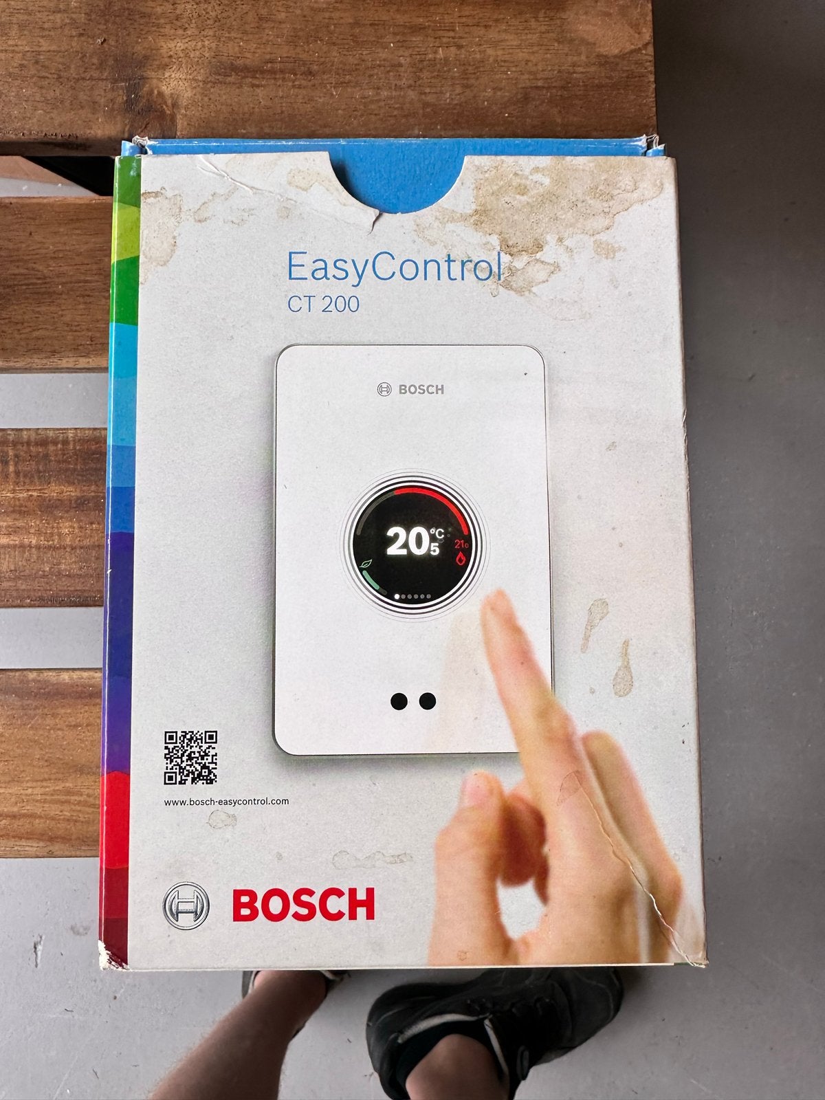 Bosch EasyControl CT 200 Slimme Thermostaat, Ophalen of Verzenden, Slimme thermostaat, Zo goed als nieuw