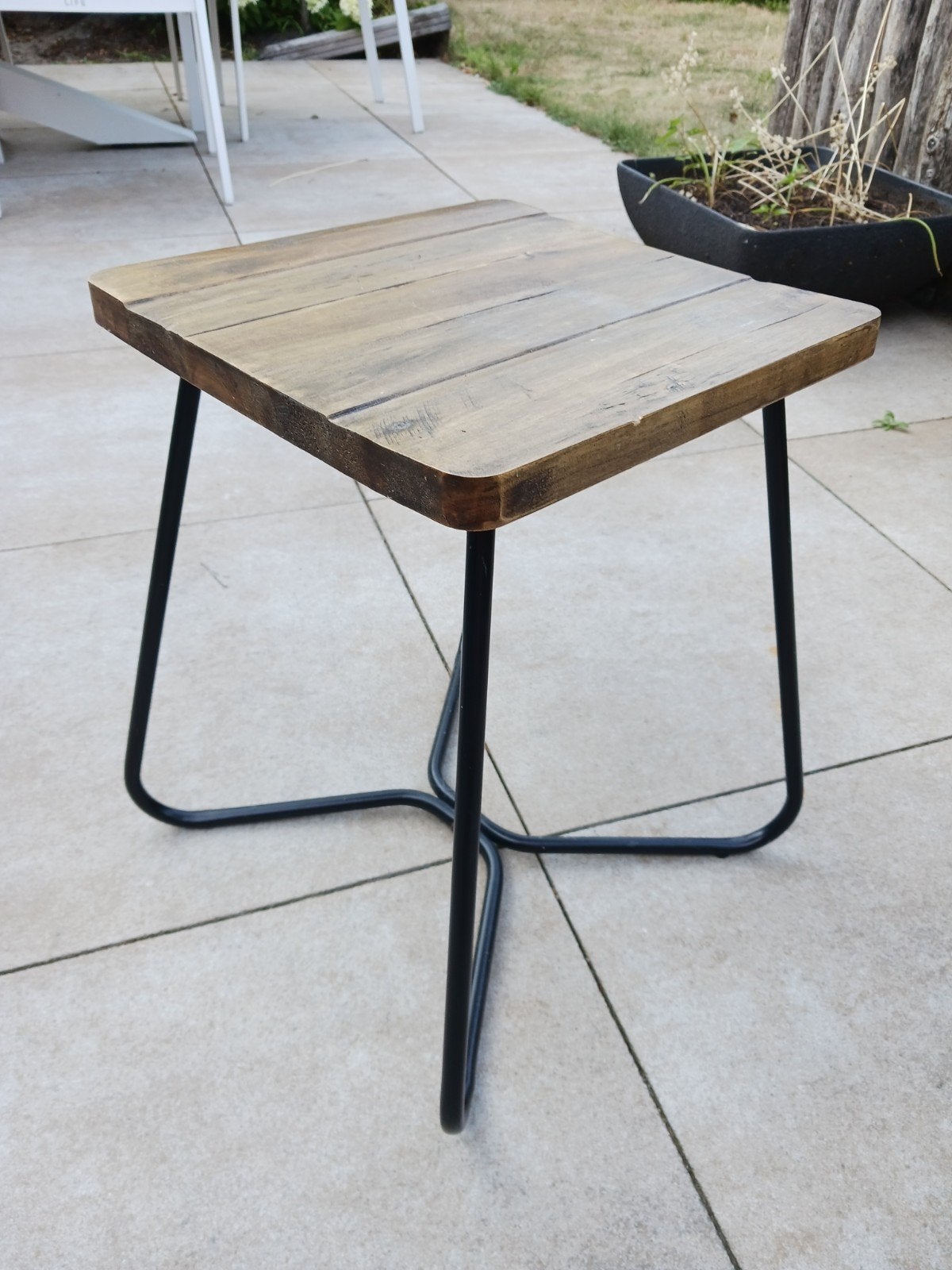 Bijzettafel bijzettafeltje, Ophalen, Gebruikt, Minder dan 55 cm, 45 tot 60 cm