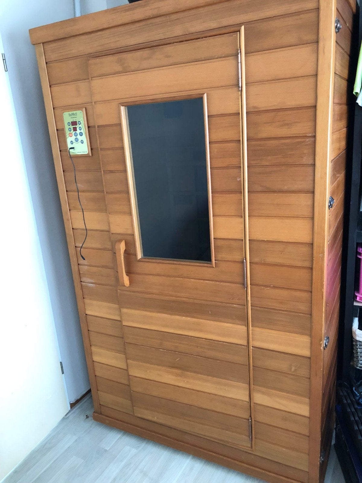 2 persoons infrarood sauna, Sport en Fitness, Sauna, Ophalen, Gebruikt, Complete sauna