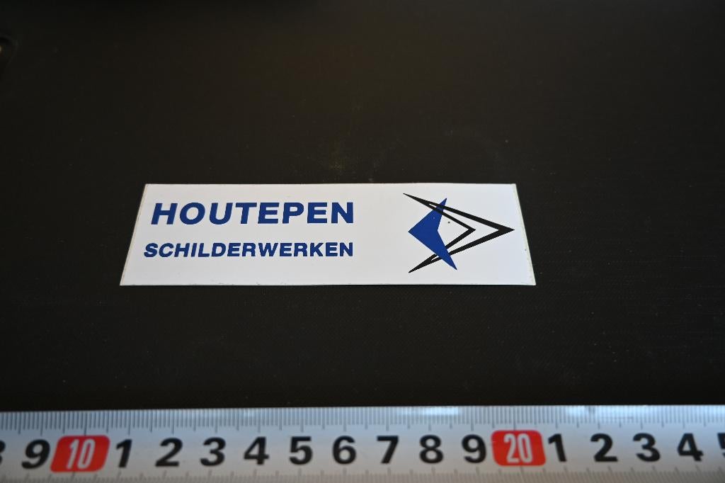 sticker houtepen schilderwerken, Verzamelen, Stickers, Zo goed als nieuw, Ophalen