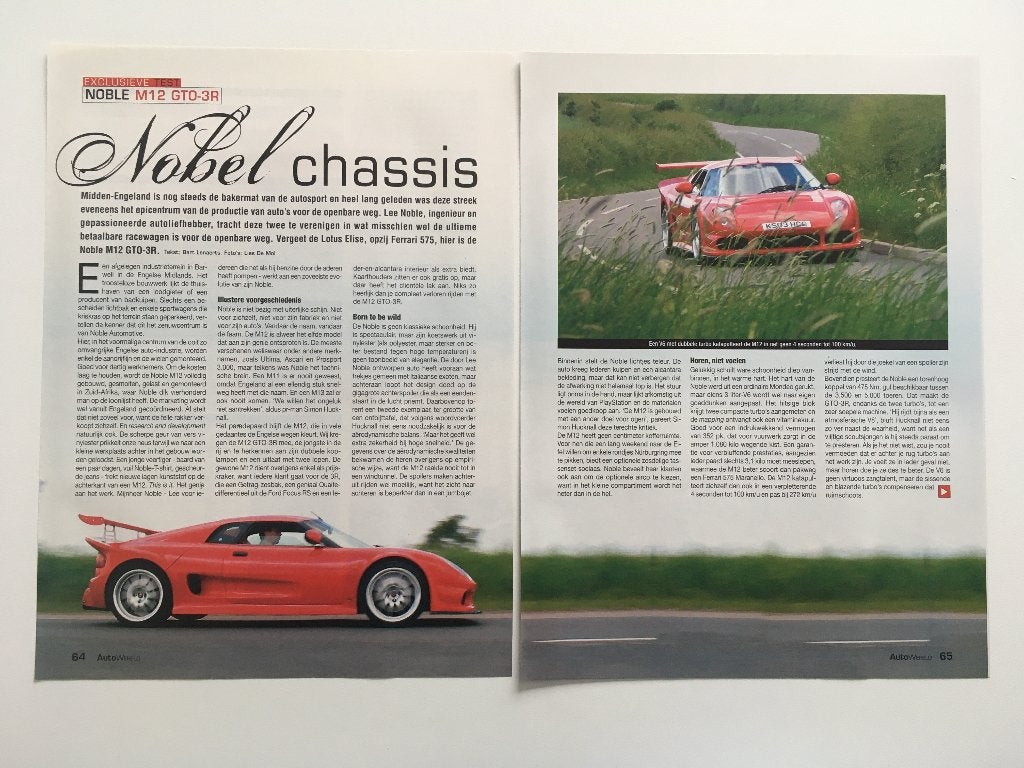 Artikel Noble M12 GTO-3R, Ophalen of Verzenden, Zo goed als nieuw, Overige merken