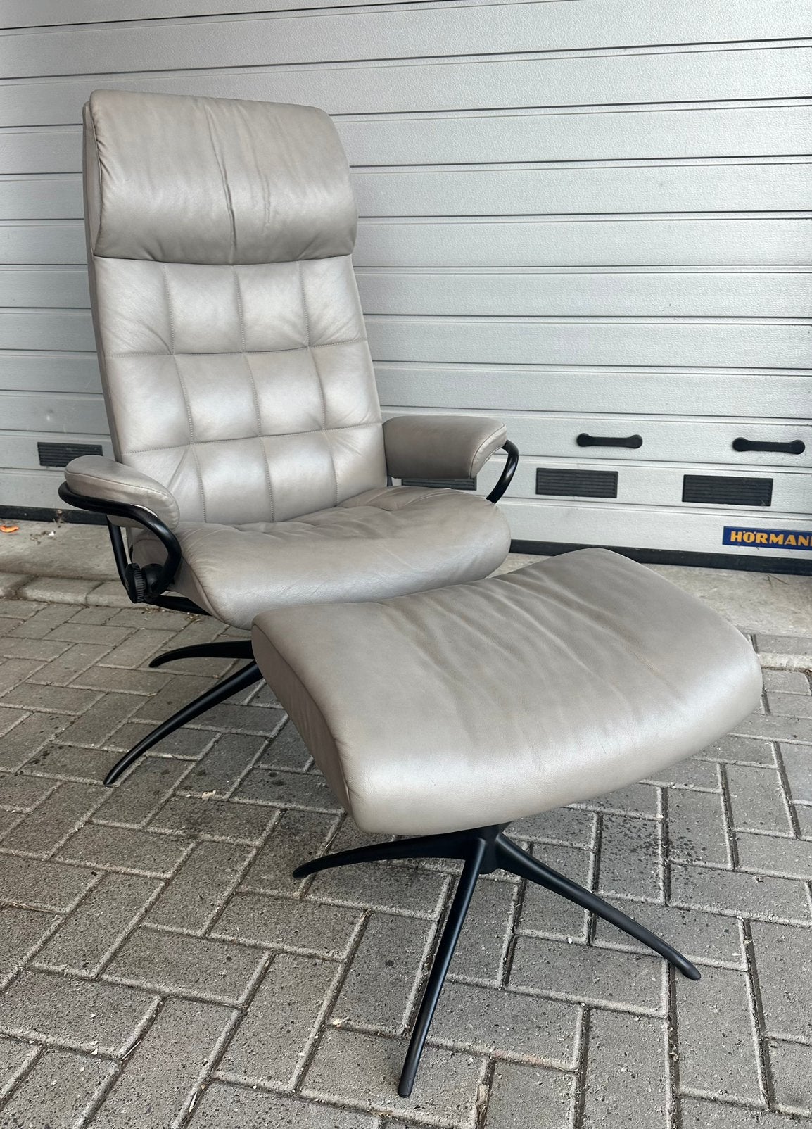 Stressless London met hocker, Ophalen, Gebruikt, 75 tot 100 cm
