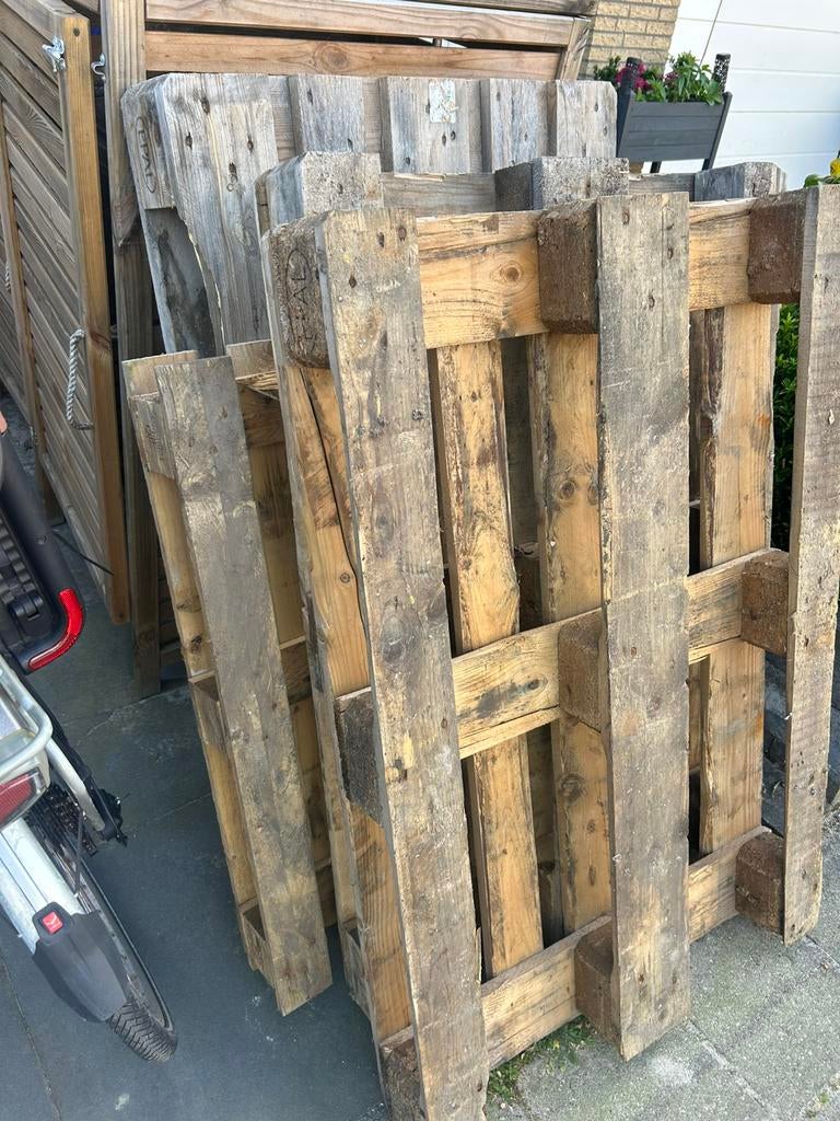 5 pallets gratis afhalen, Ophalen, Gebruikt, Minder dan 180 cm, Planken