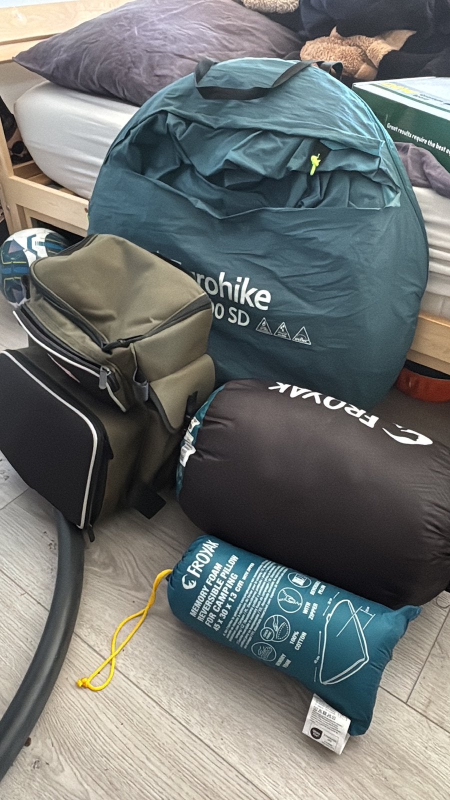 Camping gear, Ophalen, Gebruikt