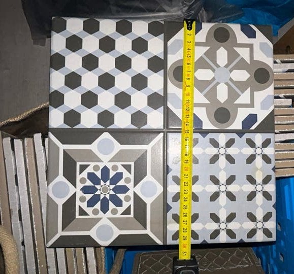 Gratis: Tegels (33) ikea en onderleggers., Ophalen, Gebruikt, Keramiek, Terrastegels
