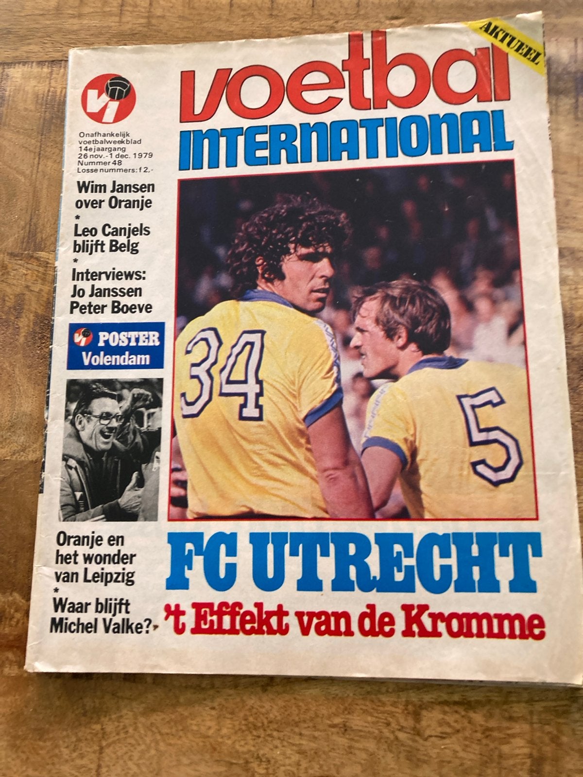Voetbal International 1979 - FC Utrecht, Oranje, Wim Jansen, Ophalen, Gelezen, Sport en Vrije tijd