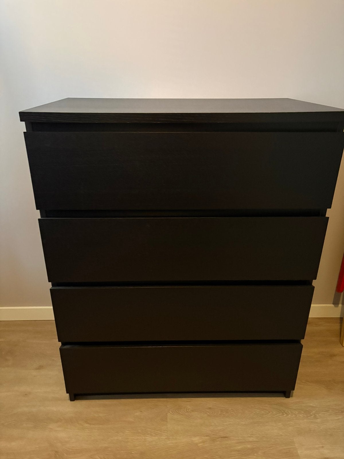 Ladenkast zwart, Huis en Inrichting, Kasten | Ladekasten, Ophalen, Gebruikt, 50 tot 100 cm, 3 of 4 laden