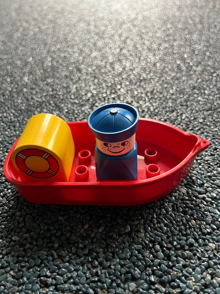 Duplo Lego: bootje en schipper