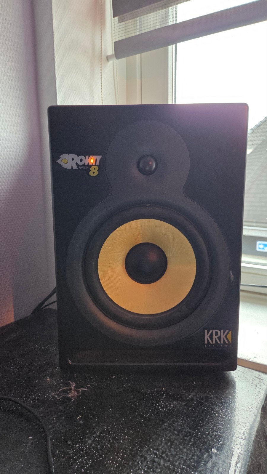 2x KRK Rokit 8 Studiomonitoren met Focusrite Scarlett 2i2
