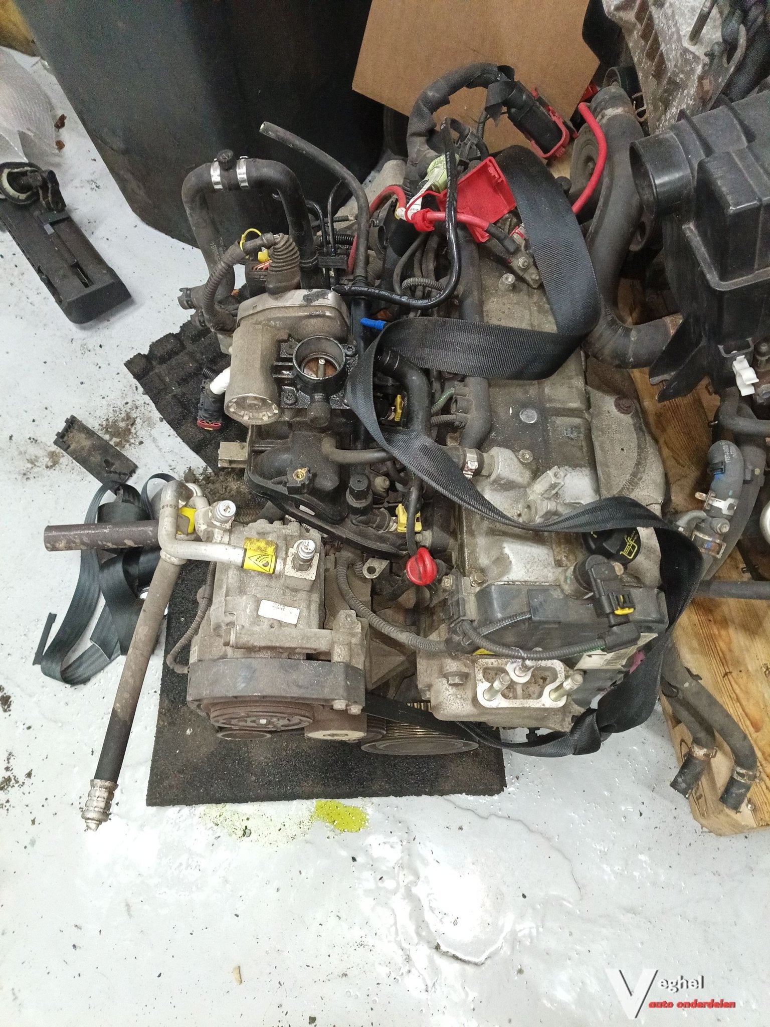 Fiat Panda 2008 motorblok 161 dkm gelopen
