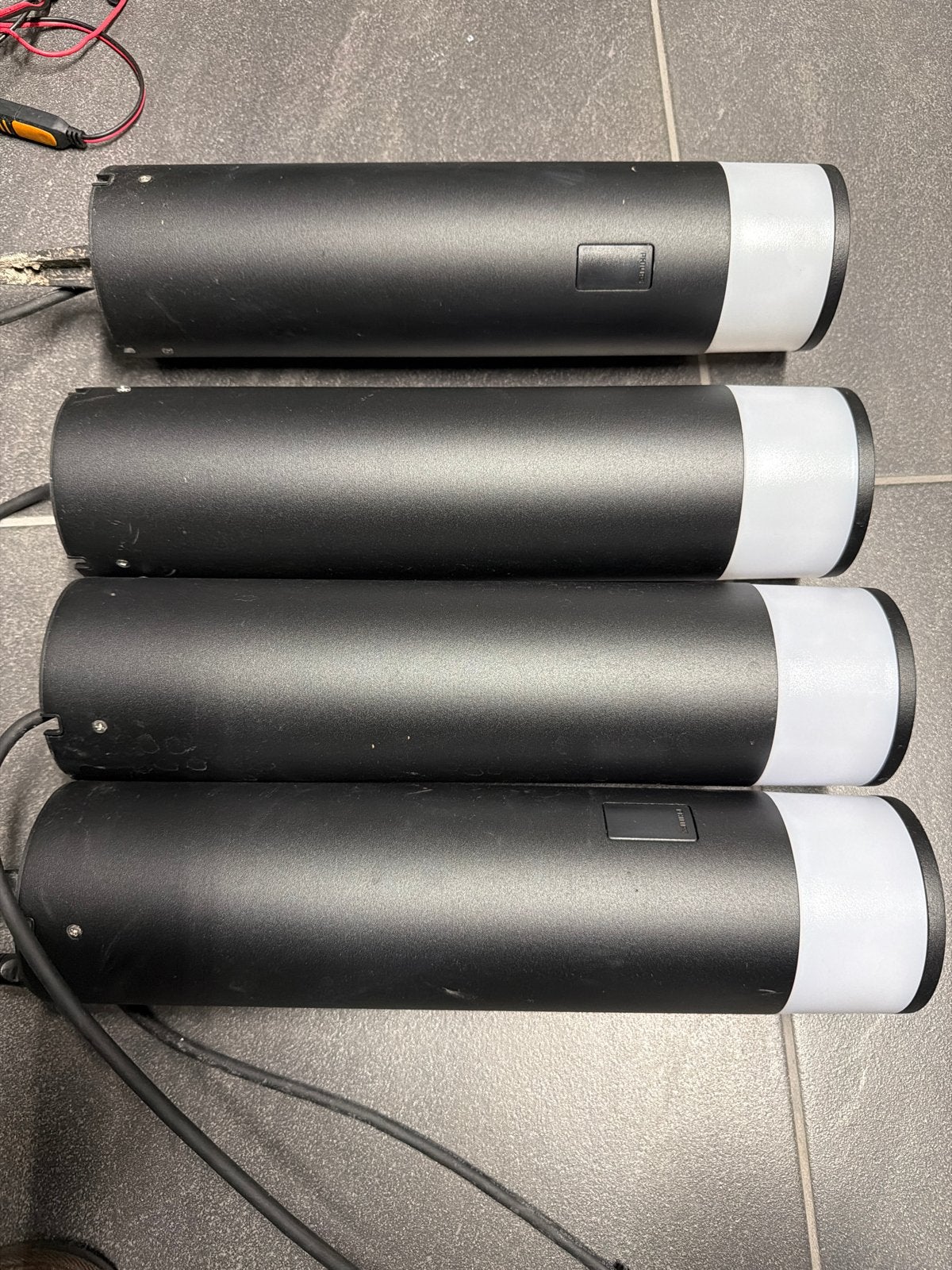 4x Philips Hue Calla Outdoor Pedestal Lampen, Gebruikt, Minder dan 50 watt, Aluminium, Ophalen of Verzenden