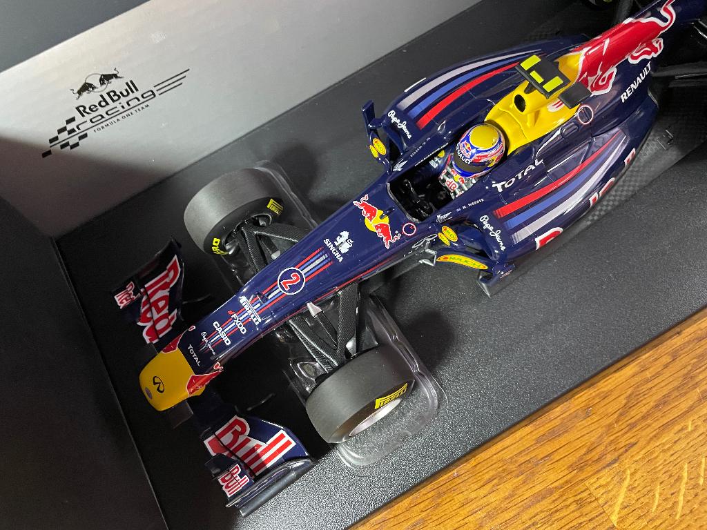 Mark Webber Minichamps 1:18 Red Bull Racing RB7 2011 Showcar, Ophalen of Verzenden, Nieuw, Auto, MiniChamps