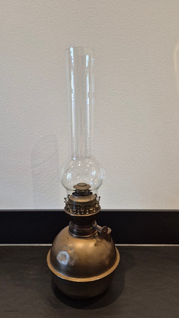Antieke Ehrich & Graetz Matador petroleumlamp olielamp, Antiek en Kunst, Antiek | Lampen, Ophalen of Verzenden