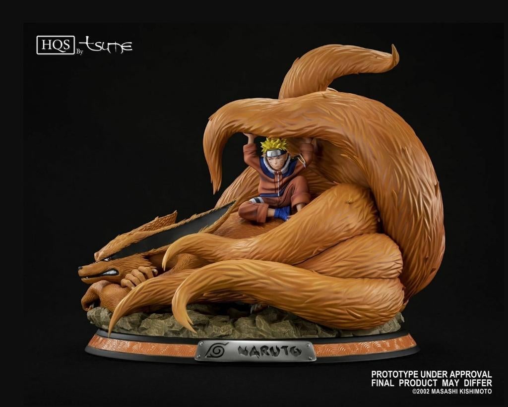Tsume art Naruto & KyubLinked by the seal HQS 1/8, Ophalen, Nieuw, Fantasy