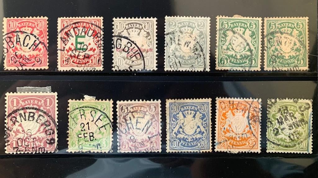 Duitsland fiscaal sluitzegels postzegels, Verzenden, Overige periodes, Gestempeld