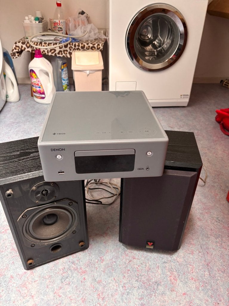 Denon CEOL N10 mini hifi systeem + 2 B&W speakers, Ophalen of Verzenden, Zo goed als nieuw, Audio