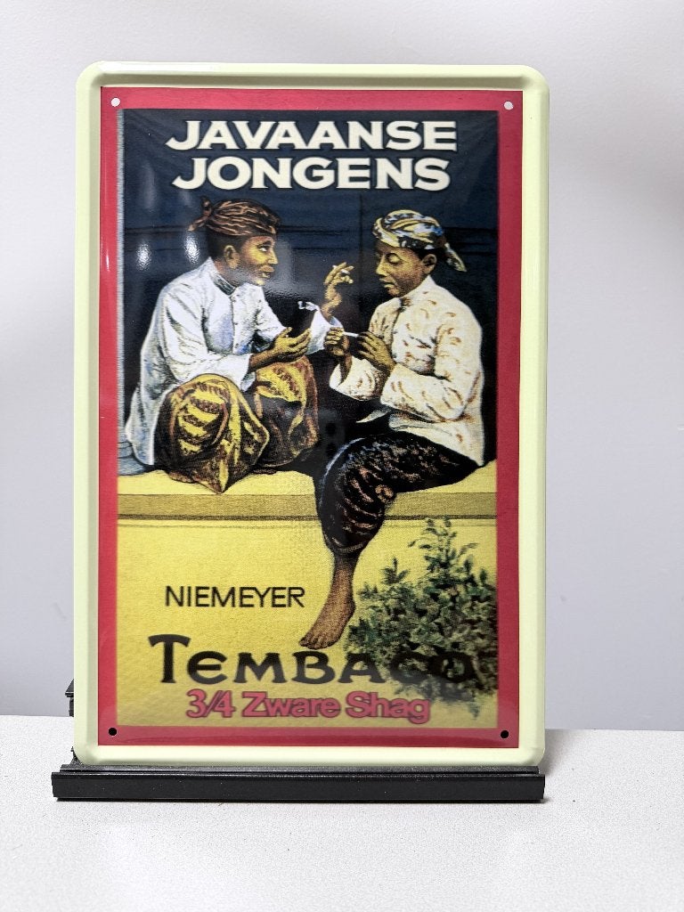 Javaanse Jongens reclamebord  (Old Look), Www.pand50.nl, Reclamebord, Nieuw, Ophalen of Verzenden