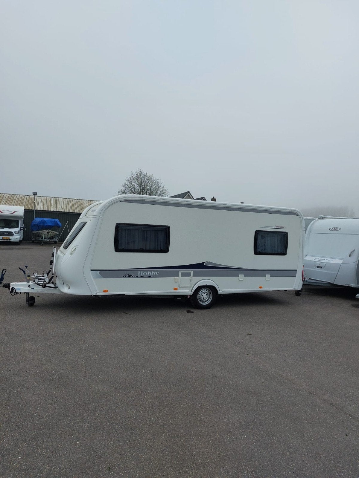 Hobby 495 UL Excellent (2012) met mover en voortent, Caravans en Kamperen, Caravans, Rondzit, Hobby, Particulier, Tot en met 4