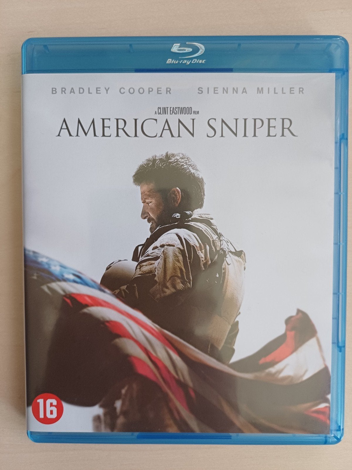 American Sniper Blu-ray - Clint Eastwood Film, Cd's en Dvd's, Blu-ray, Vanaf 16 jaar, Film, Drama, Ophalen of Verzenden