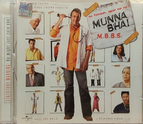 Munna Bhai M.B.B.S. Soundtrack CD - Bollywood Filmmuziek, Cd's en Dvd's, Cd's | Overige Cd's, Ophalen of Verzenden, Gebruikt, Soundtrack