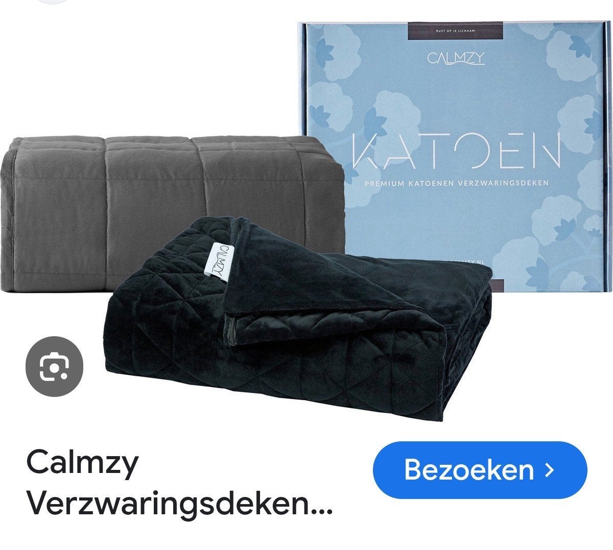 Calmzy Verzwaringsdeken Bundel 9 kg - Superior Soft, Modern, Comfortabel, 100 tot 150 cm, Grijs, Ophalen of Verzenden