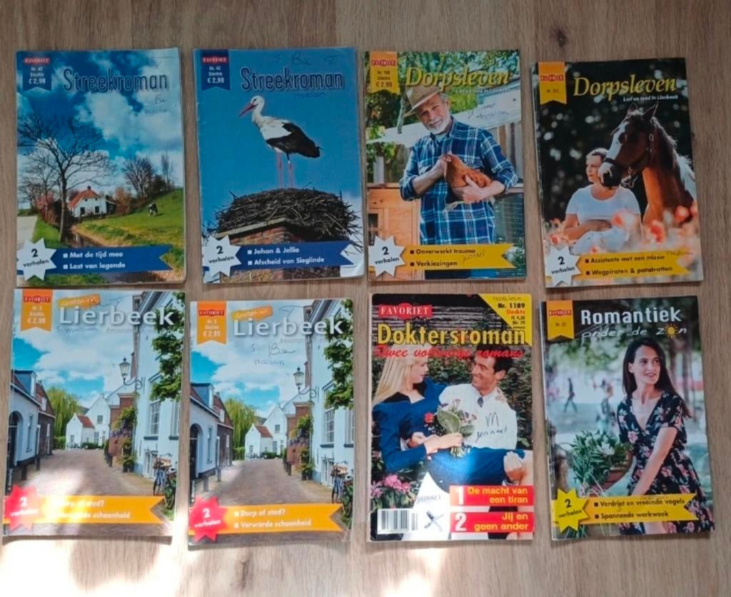 8 romannetjes, Boeken, Ophalen of Verzenden