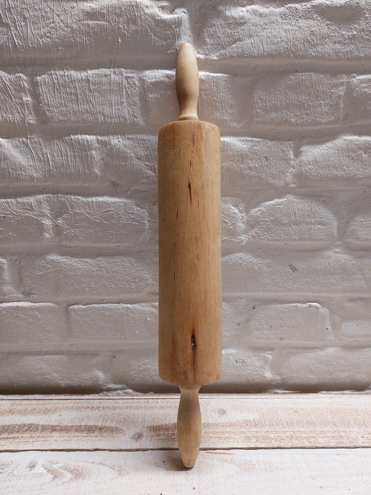 Houten deegroller - Vintage en functioneel, Verzenden, Hout, Bruin, Overige typen