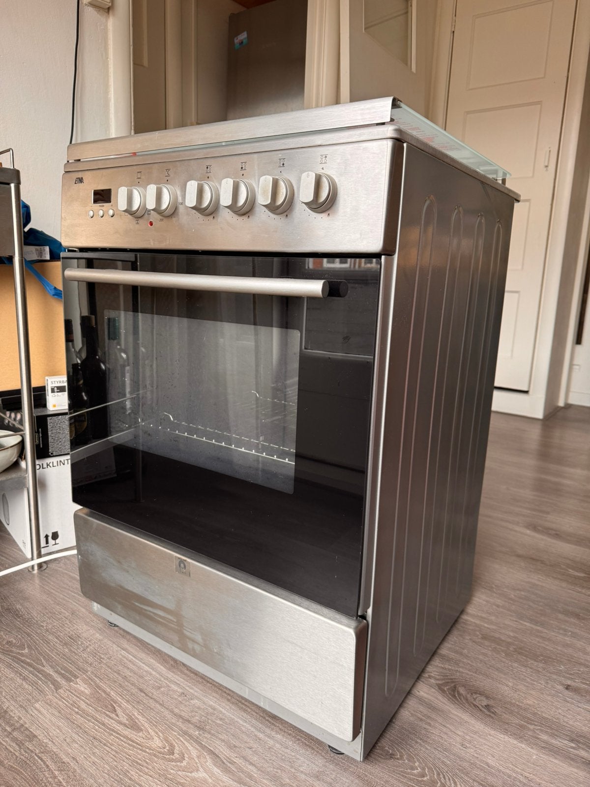 ETNA gasfornuis combinatie elektrisch oven, Witgoed en Apparatuur, Ophalen, 4 kookzones, Zo goed als nieuw, Gas