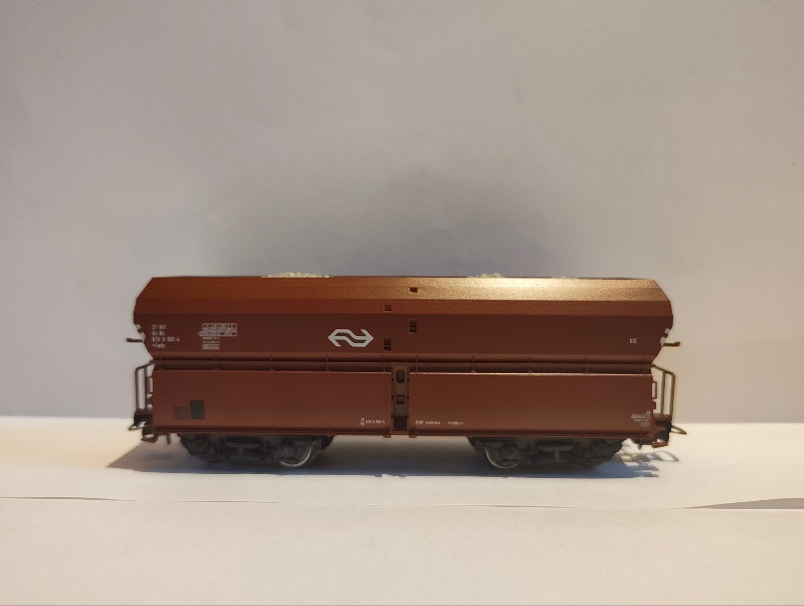 Roco 46763 goederenwagon Zelflosser NS goede staat, Hobby en Vrije tijd, Modeltreinen | H0, Gelijkstroom, Wagon, Ophalen of Verzenden