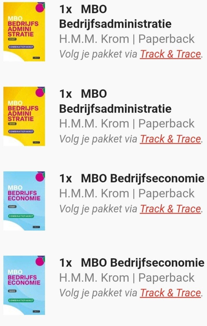 MBO Bedrijfsadministratie & Bedrijfseconomie boeken, Boeken, Nieuw, Ophalen of Verzenden, Bedrijfseconomie of M&O, H.M.M. Krom
