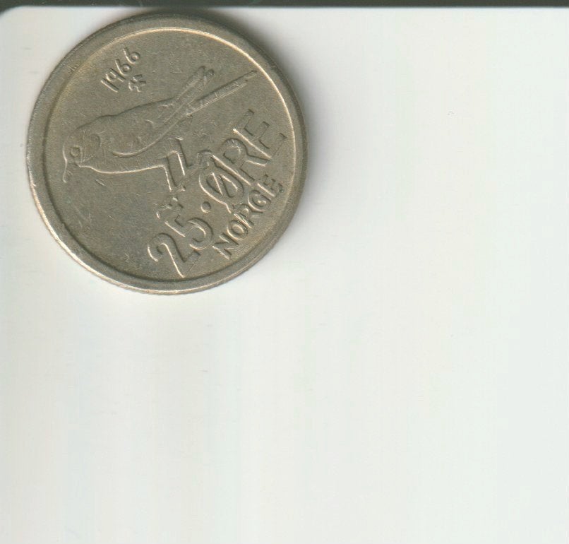 25 ore 1966 Noorwegen, Verzenden, Overige landen
