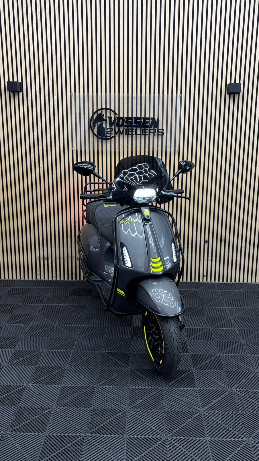 Vespa Sprint 80CC | Agaat Grey & Flour Yellow | Malossi, Maximaal 45 km/u, Ophalen of Verzenden, Zo goed als nieuw, Benzine