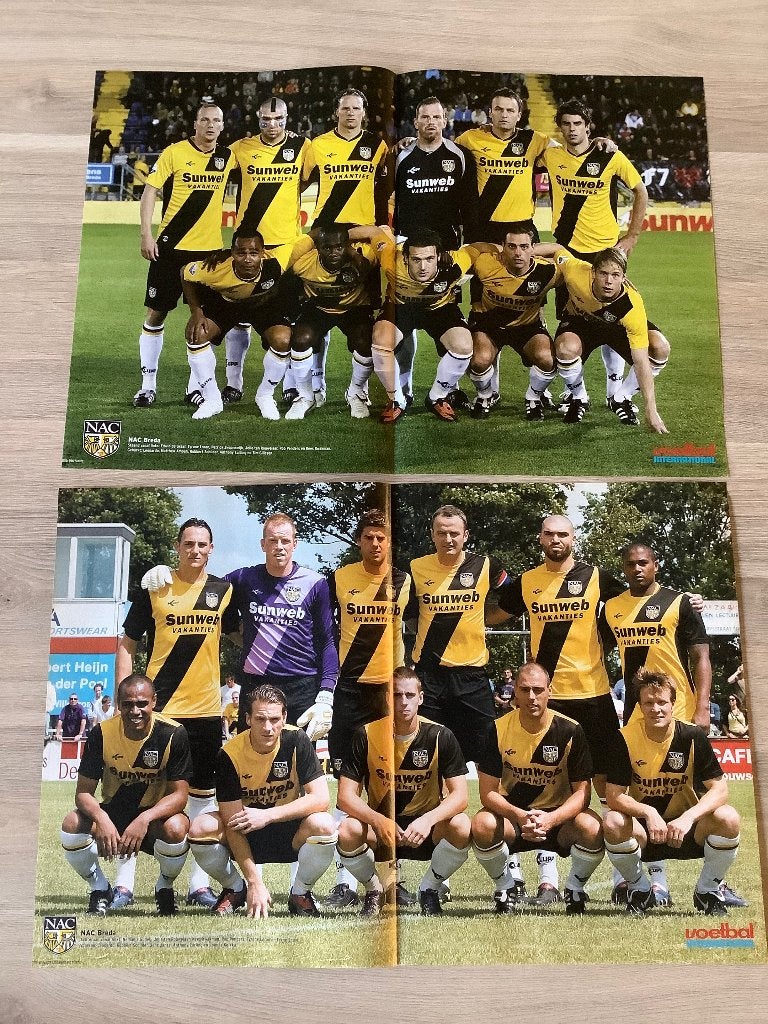 Posters NAC Breda Jaren 2000, Verzamelen, Ophalen of Verzenden, Zo goed als nieuw, NAC Breda, Poster, Plaatje of Sticker
