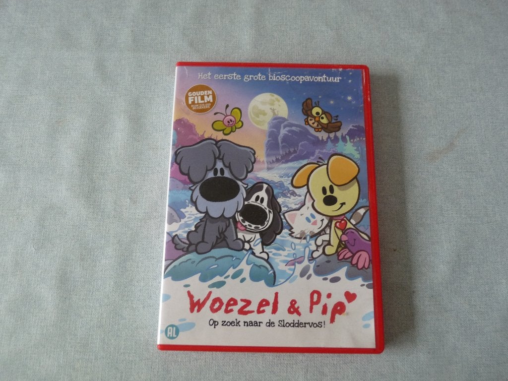 Woezel & Pip – DVD Op Zoek Naar De Sloddervos!, Alle leeftijden, Ophalen of Verzenden, Zo goed als nieuw, Overige genres