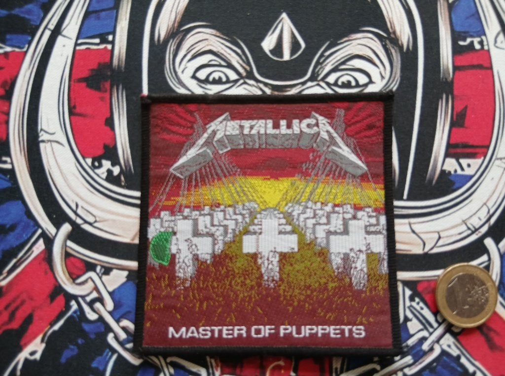 Metallica originele vintage 1986 master of puppets patch 67, Ophalen of Verzenden, Nieuw, Kleding
