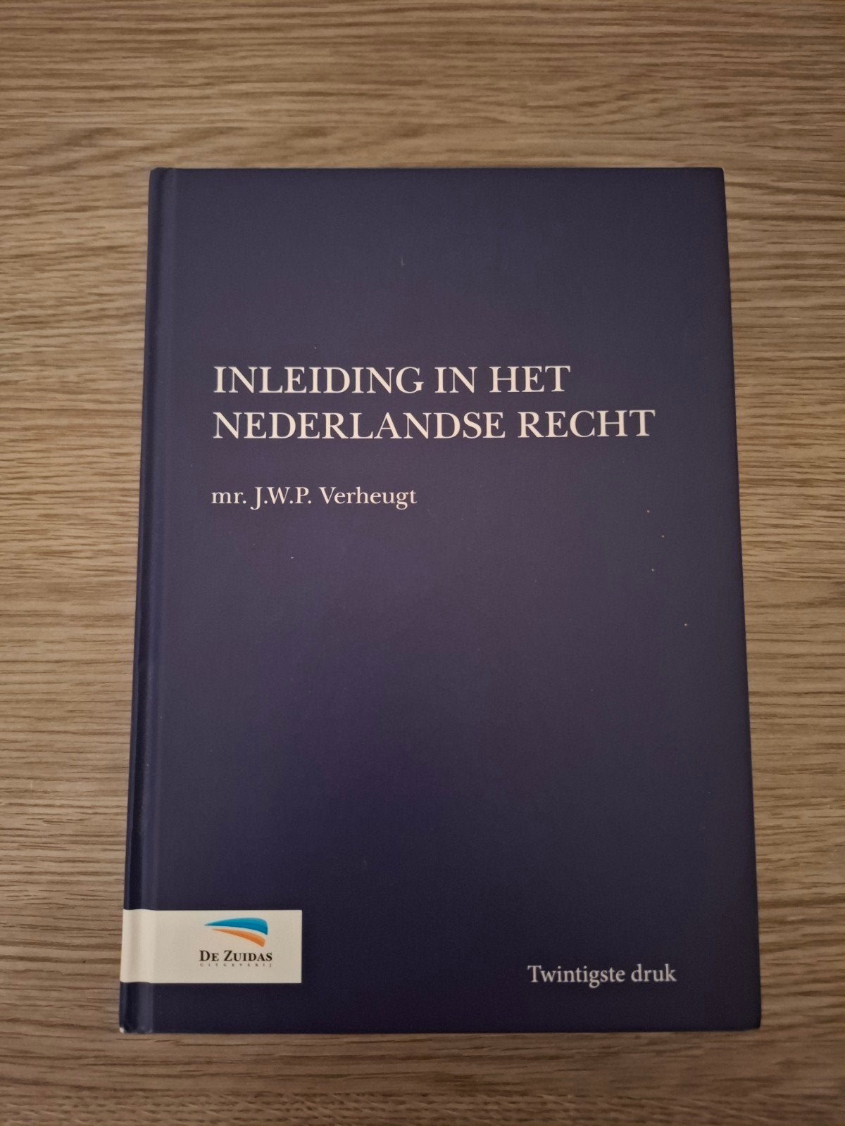 Inleiding in het Nederlandse Recht - 20e druk, Boeken, Ophalen of Verzenden, Zo goed als nieuw, WO, Mr. J.W.P. Verheugt