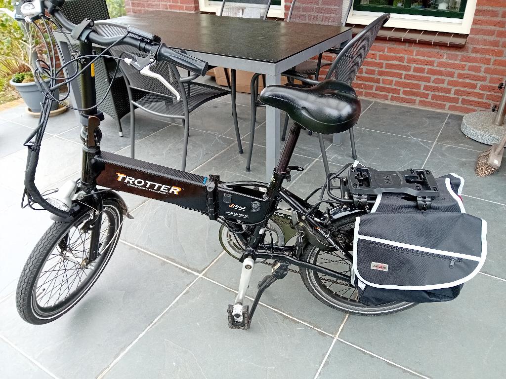 Elektrische vouwfiets Lacros/Shinga, Ophalen, 20 inch of meer, Velgrem, Versnellingen