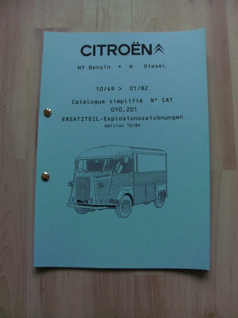 Citroen HY H Tube Reparatiehandleiding Instructies Boek, Auto diversen, Verzenden