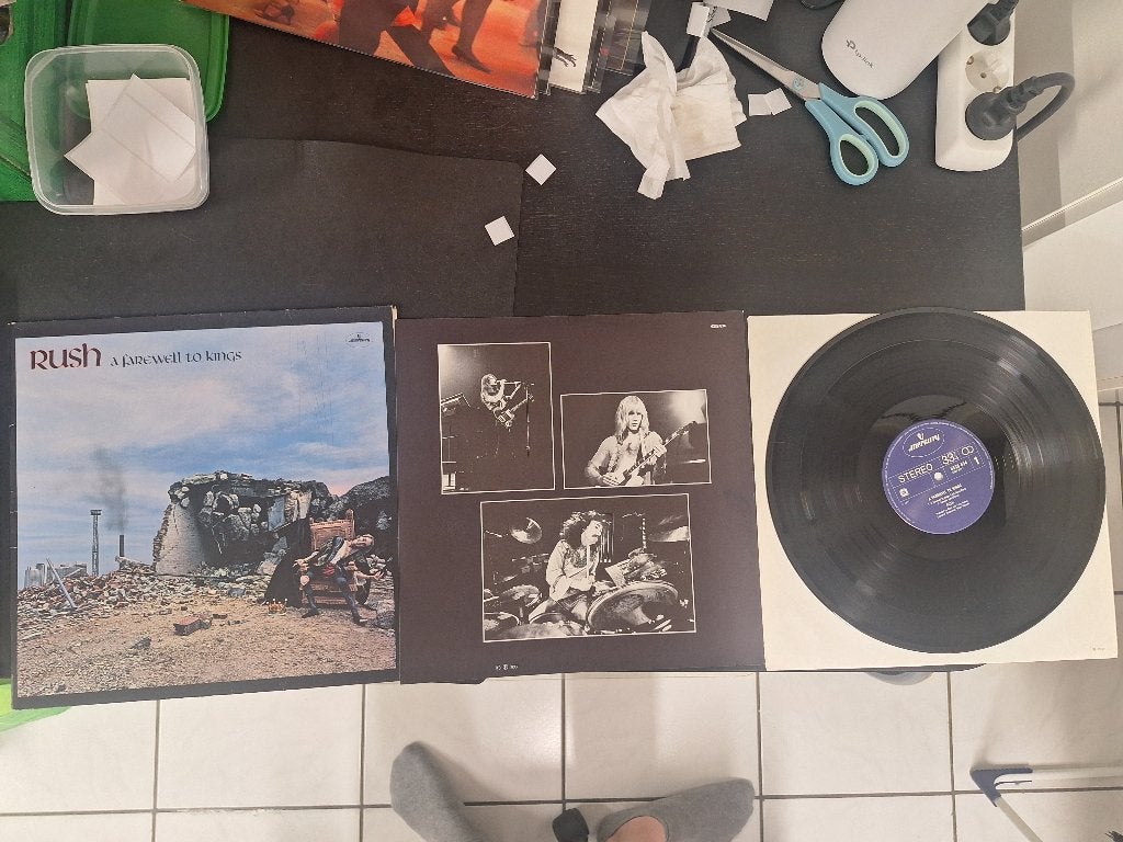 Vintage vinyl lp album Rush a farewell to kings uit 1987, Ophalen of Verzenden, Gebruikt, 12 inch, Poprock