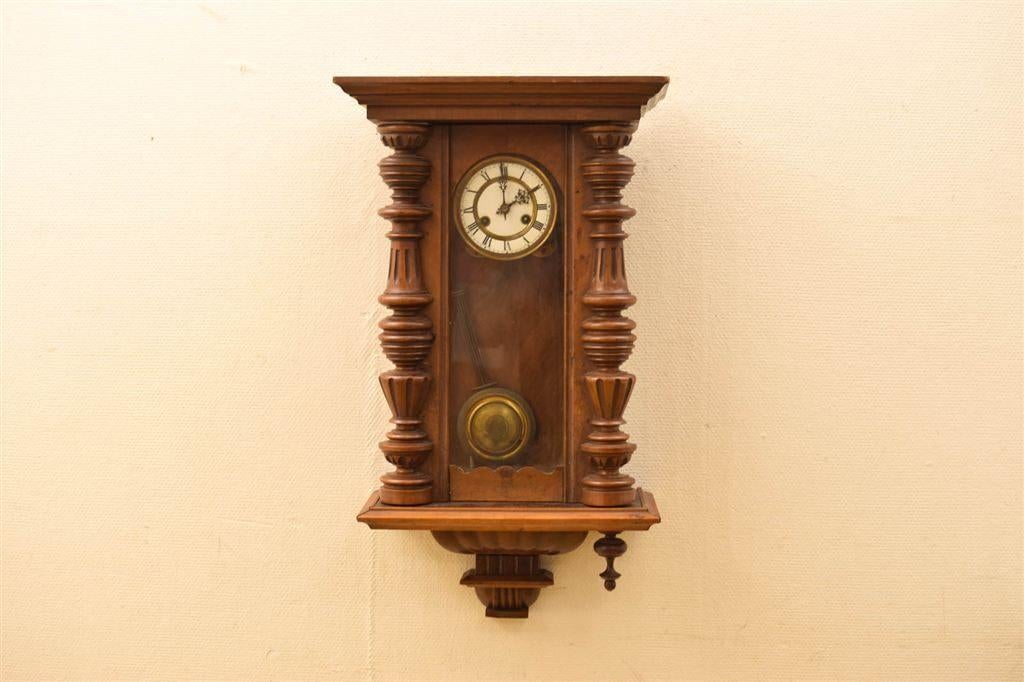 Paarden klok 46285, Ophalen of Verzenden, Gebruikt, Wandklok