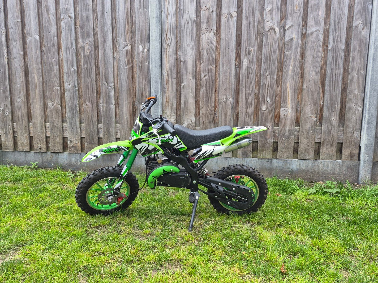 MMX 50cc Minicrossmotor - Groen/Zwart, Fietsen en Brommers, Ophalen, Gebruikt, Dirtbike, MMX