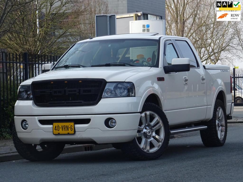Ford USA F-150 LIMITED 3748/5000 NAP/LEER/NAVI/MEMORY/DVD, Auto's, Bestelauto's, Automaat, 450 kg, Bedrijf, LPG