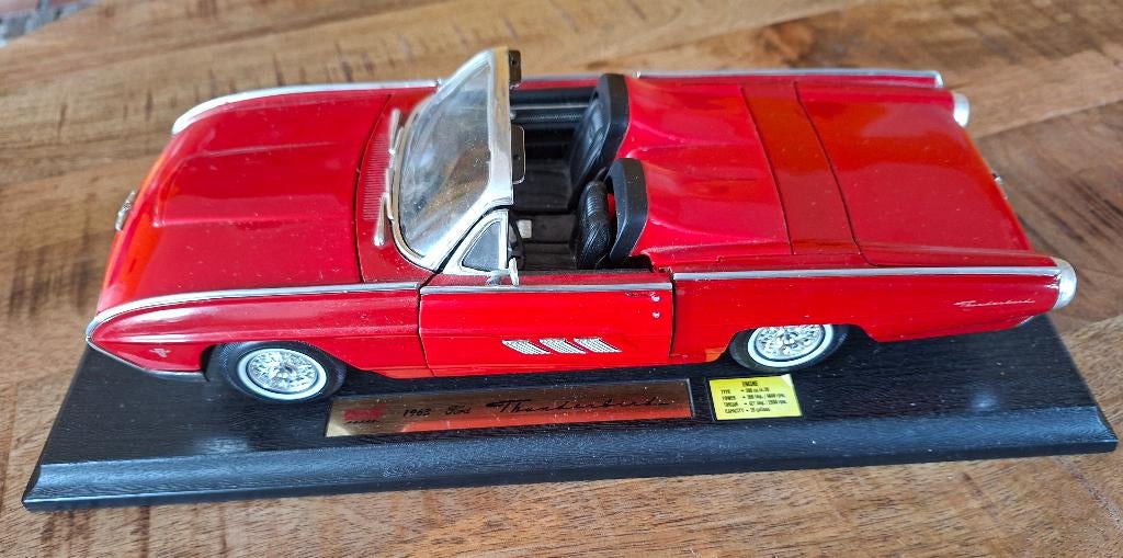 Ford Thunderbird 1963 modelauto, Hobby en Vrije tijd, Modelauto's | 1:18, Ophalen of Verzenden, Zo goed als nieuw, Auto, Anson