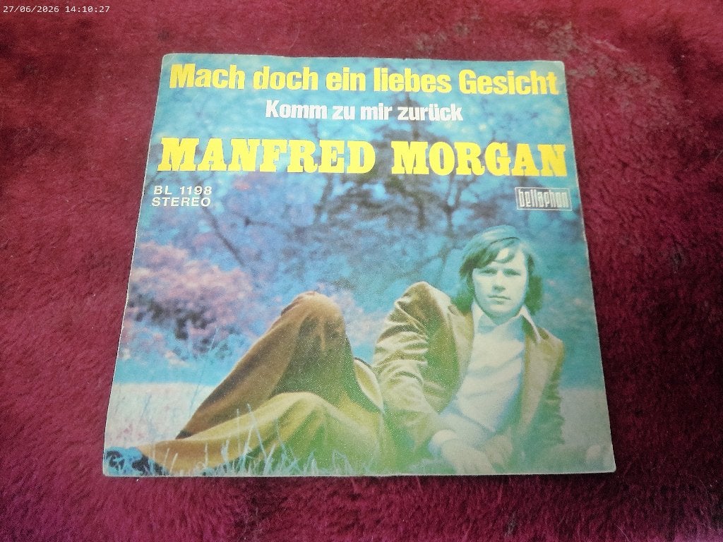 Manfred Morgan - Mach doch ein liebes Gesicht, Gebruikt, Fotohoes, 7 inch, Ophalen of Verzenden